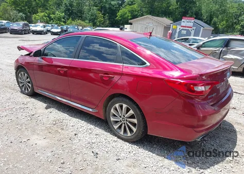 2015 Hyundai Sonata Sport из США, поврежденный, VIN 5NPE34AFXFH100402